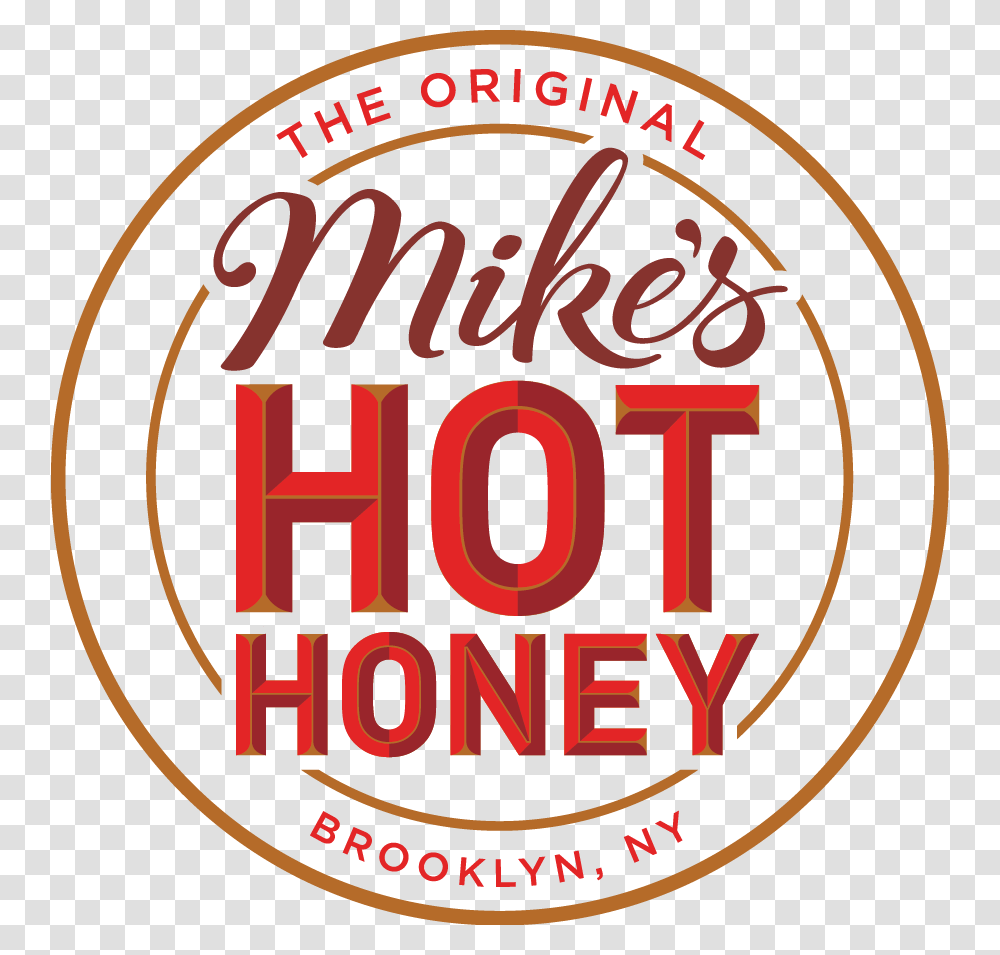 Mike's Hot Honey Full Color Logo Seal Mike's Hot Honey Packets, Label, Ketchup, Food Transparent Png