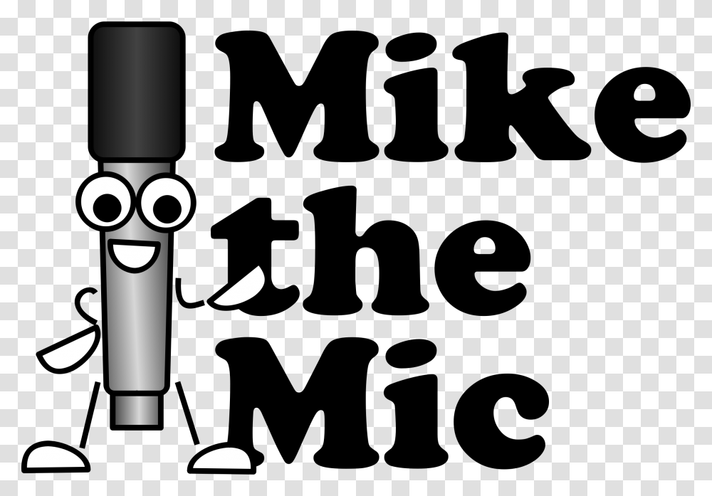 Mike The Mic Beside Name Clip Arts Mike Microphone Clipart, Stencil, Oboe, Musical Instrument Transparent Png