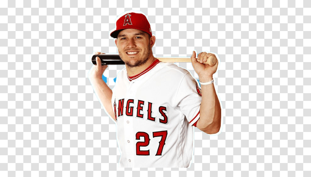 Mike Trout Download Image Mike Trout, Person, People, Athlete Transparent Png