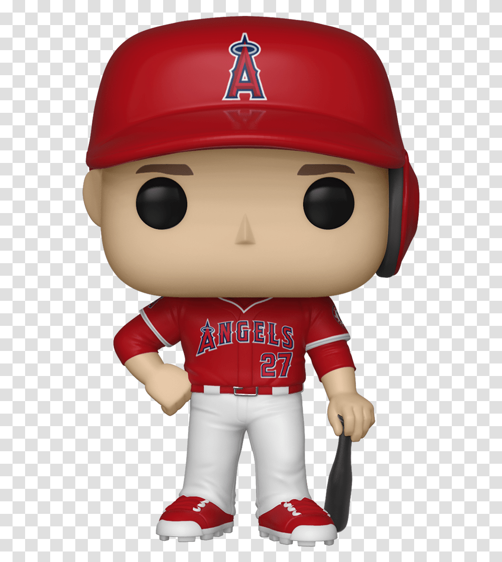 Mike Trout Funko Pop, Doll, Toy, Helmet Transparent Png