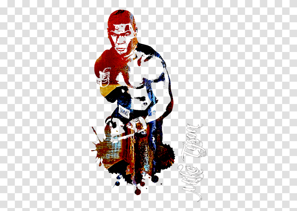 Mike Tyson Cartoon Shirt, Person, Poster Transparent Png