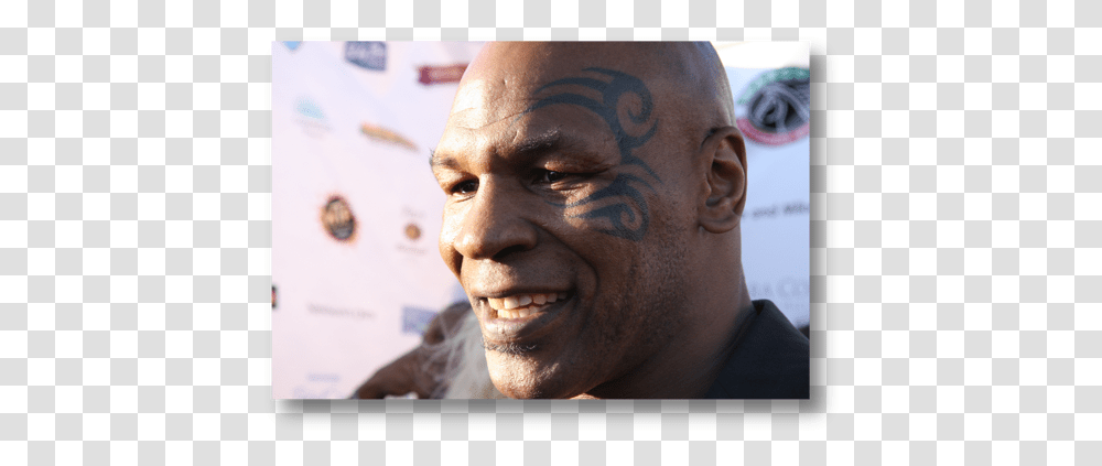 Mike Tyson Talks About Boxing Promoters And The Hair Loss, Face, Person, Human, Smile Transparent Png