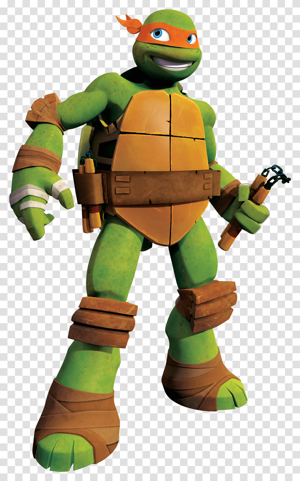 Mikey Ninja Turtle, Toy, Robot, Figurine Transparent Png