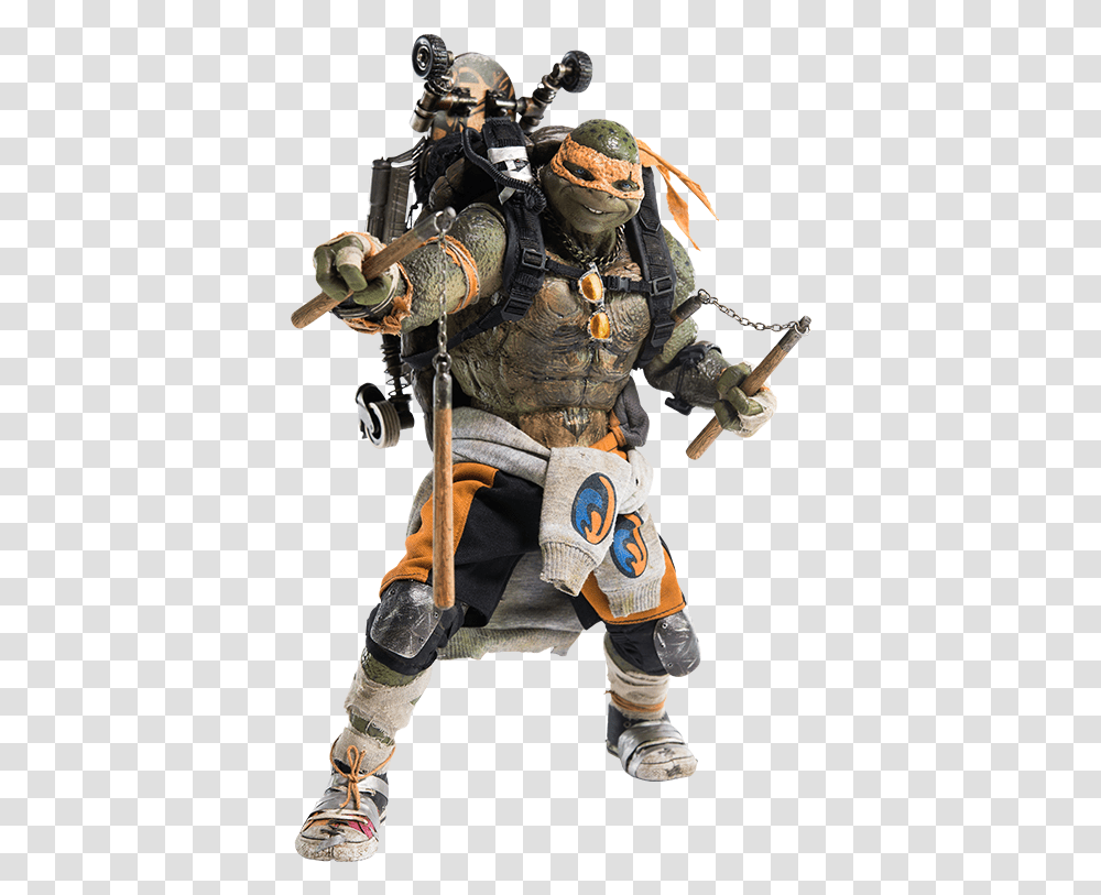Mikey Ninja Turtles Out Of The Shadows, Person, Fireman, Astronaut Transparent Png