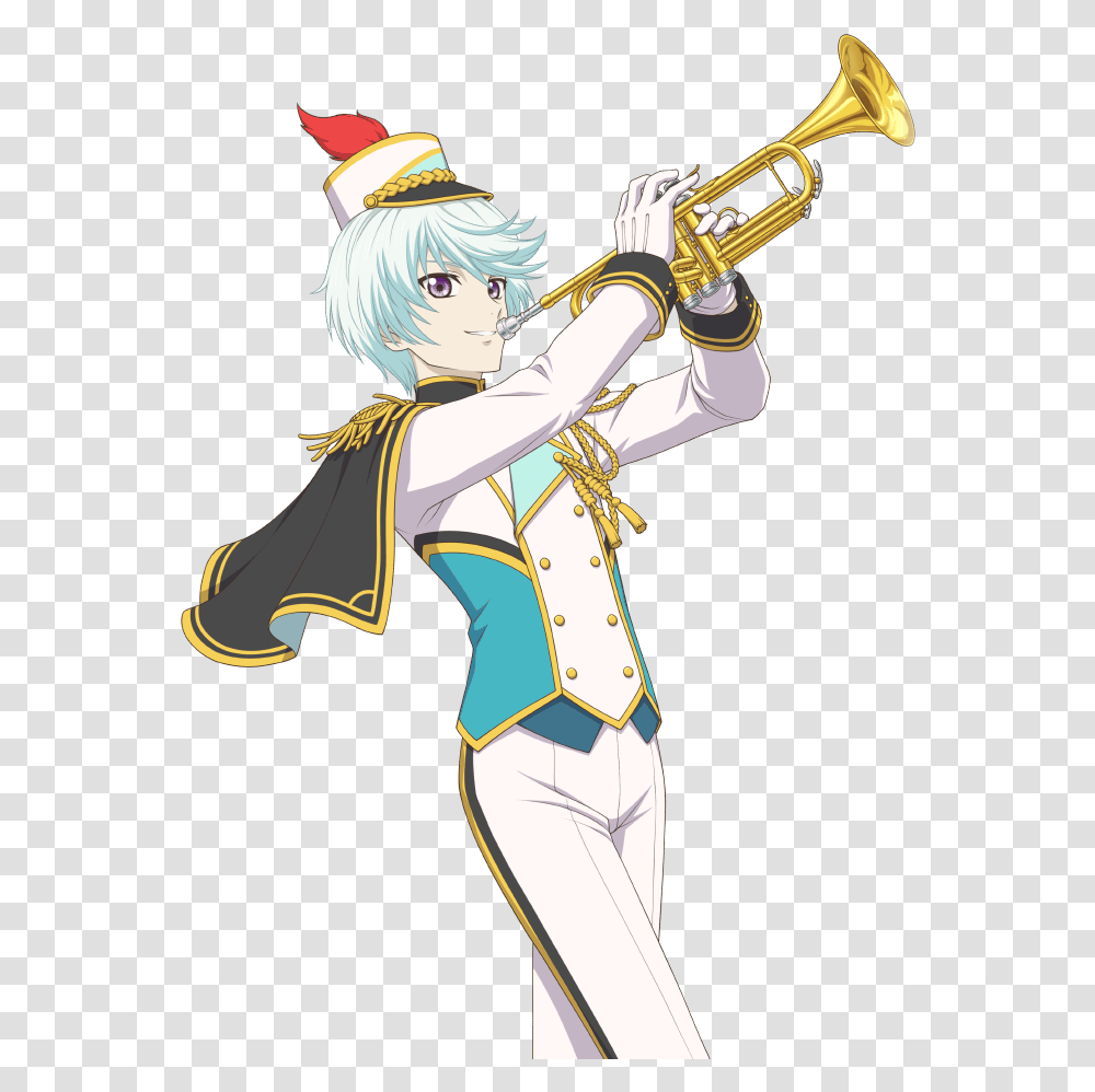 Mikleo S 5 And 6 Images From The Marching Band Gacha Marching Band Mikleo, Person, Human, Manga, Comics Transparent Png