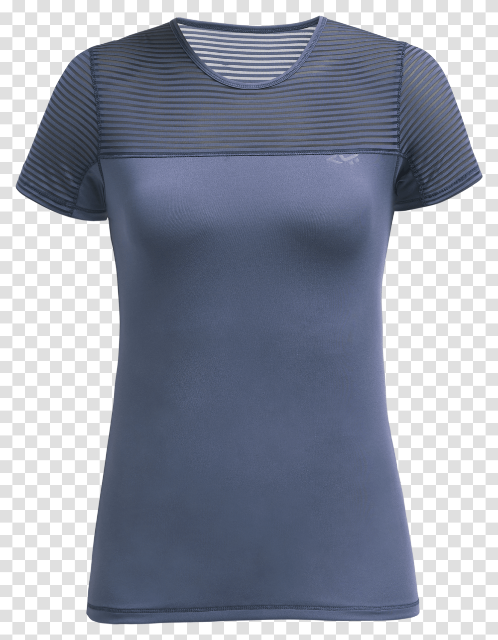 Miko Tee Dusty Blue Active Shirt Transparent Png