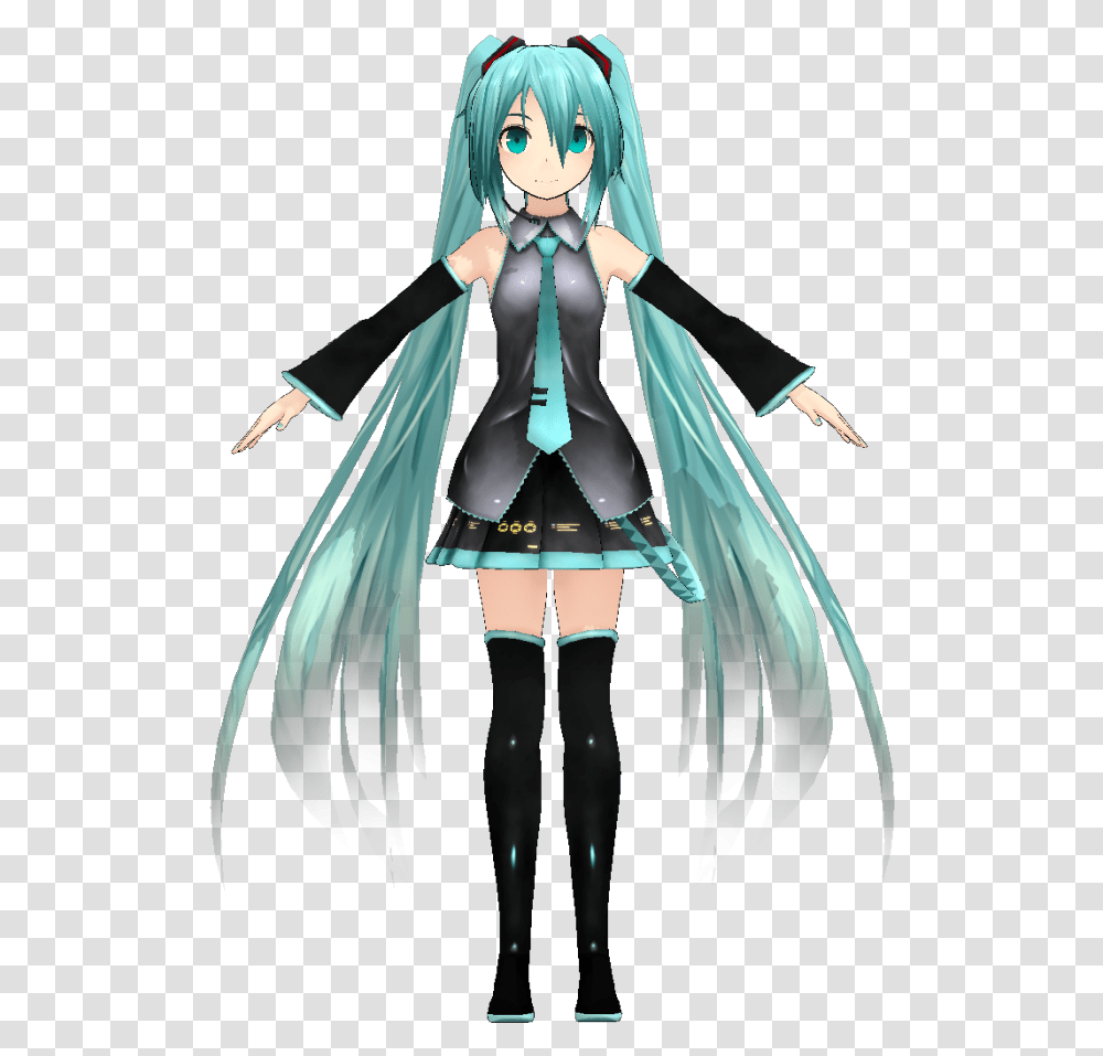Miku By Rondline Anime, Costume, Cape, Doll Transparent Png