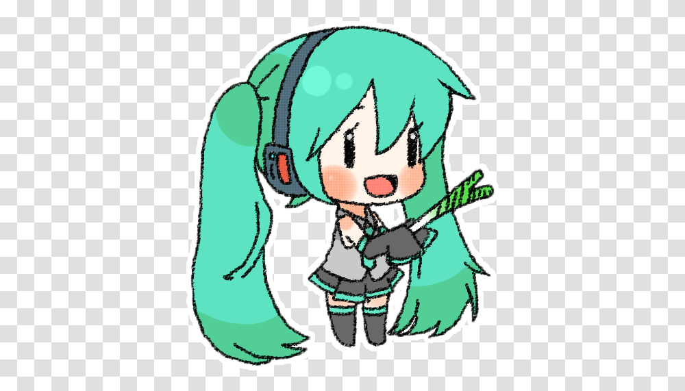 Miku Gif Image Cartoon, Outdoors, Drawing, Costume, Elf Transparent Png