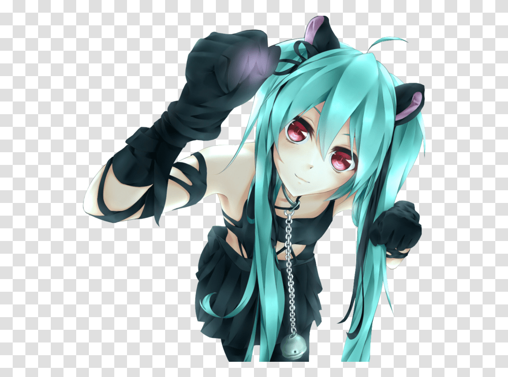 Miku Hatsune Background Hatsune Miku Catgirl, Manga, Comics, Book, Person Transparent Png