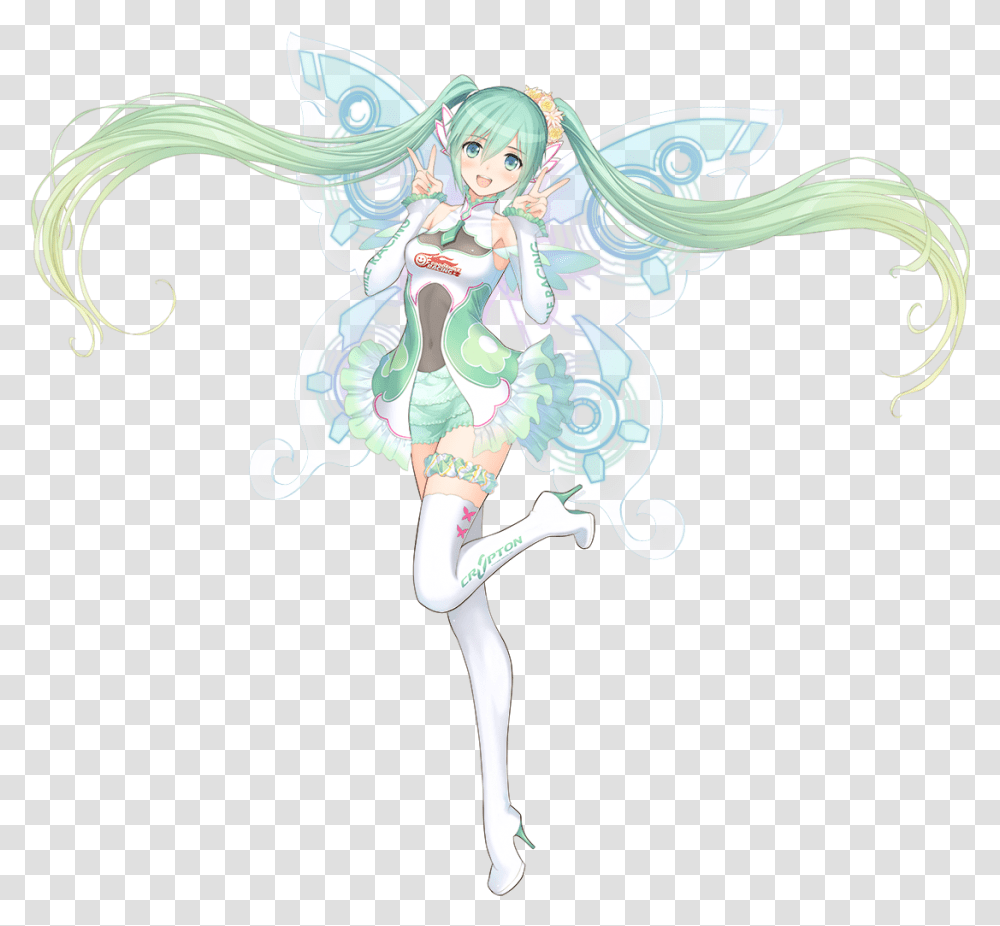 Miku Hatsune Racing 2017, Porcelain, Pottery Transparent Png