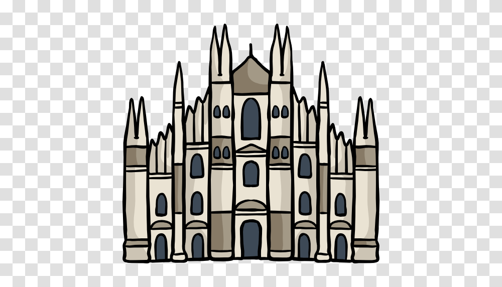 Milan Cathedral Italy Collection Linda Schmitt, Church, Architecture, Building, Tower Transparent Png