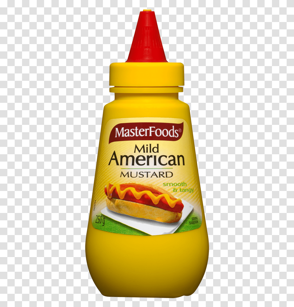 Mild American Mustard Masterfoods Honey Mustard Sauce, Mayonnaise, Burger, Ketchup Transparent Png
