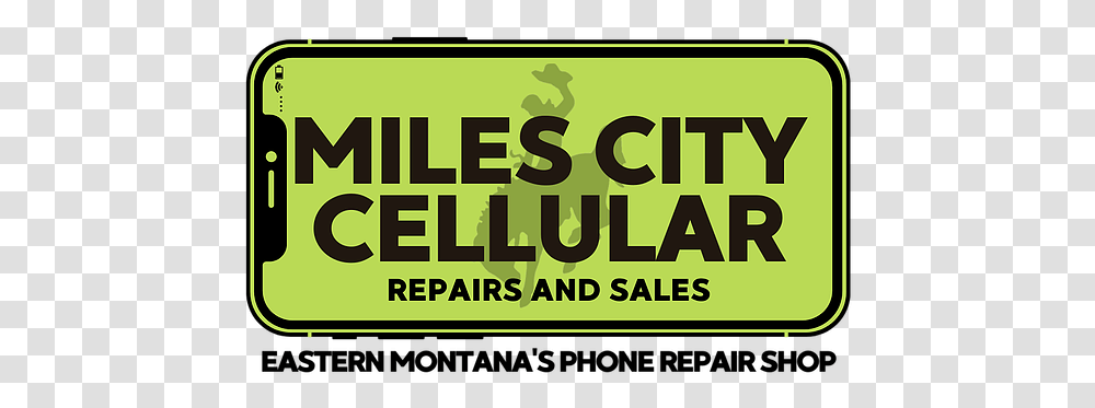 Miles City Cellular Cell Phone Repair Used Phones Graphic Design, Text, Label, Word, Alphabet Transparent Png