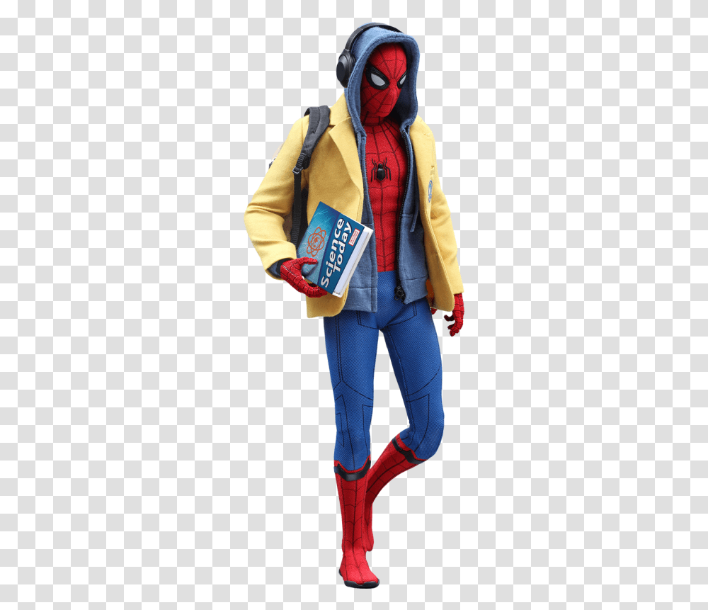 Miles Morales Hot Toys, Person, Doll, Flyer Transparent Png
