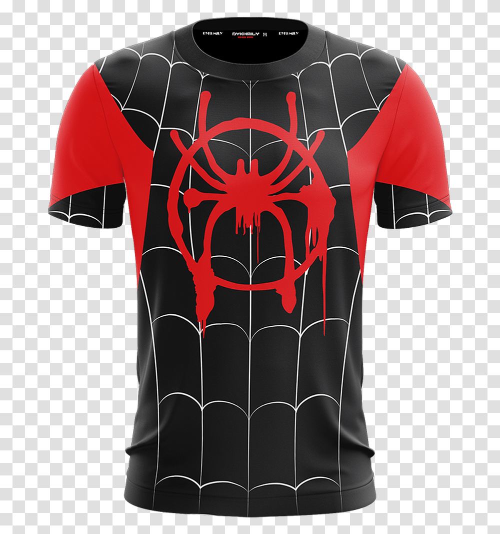 Miles Morales T Shirt, Apparel, T-Shirt, Hand Transparent Png