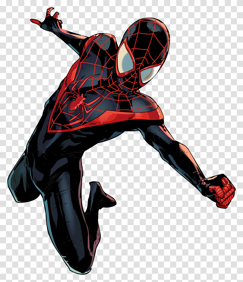 Miles Morales Ultimate Spider Man Suit, Ninja, Person, Human Transparent Png