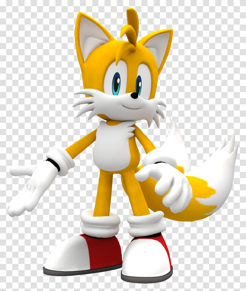 Miles Tails Prower 3d, Toy, Figurine, Mascot Transparent Png