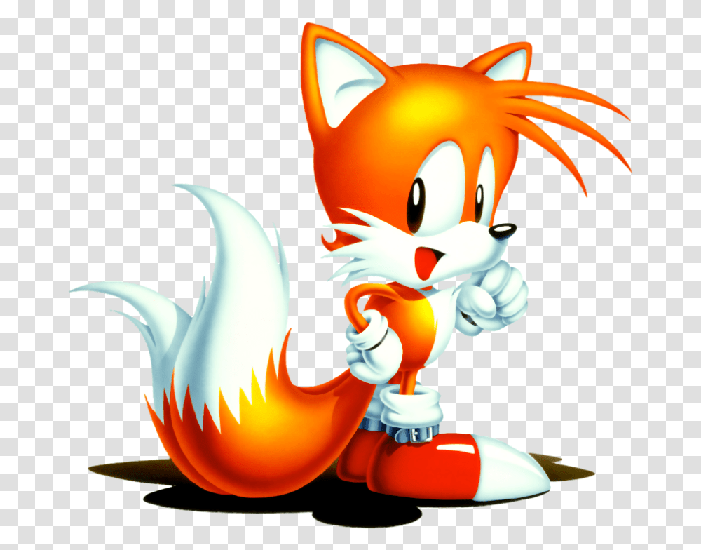 Miles Tails Prower Classic, Toy, Dragon, Fire, Flame Transparent Png