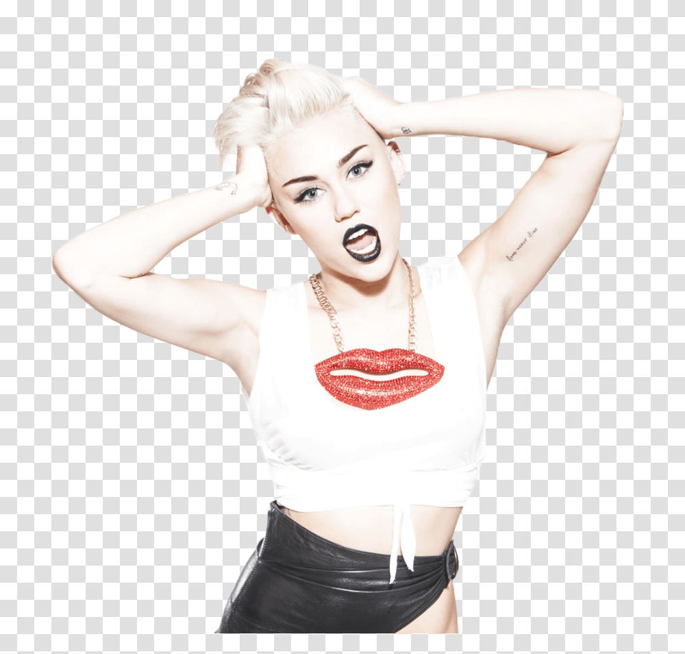 Miley Cyrus, Female, Person, Necklace Transparent Png