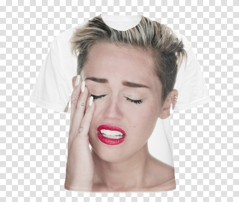 Miley Cyrus, Face, Person, Human, Head Transparent Png