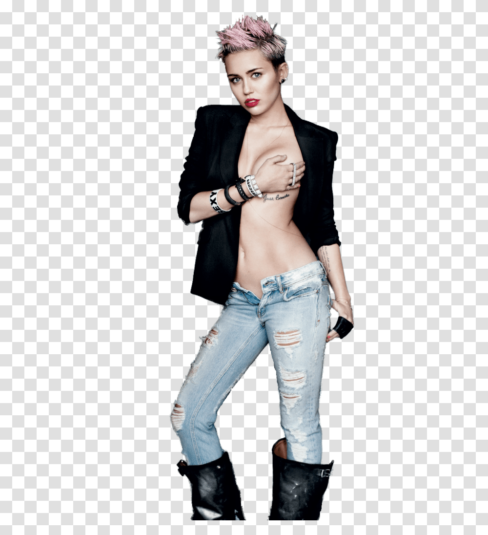 Miley Cyrus, Jeans, Pants, Person Transparent Png