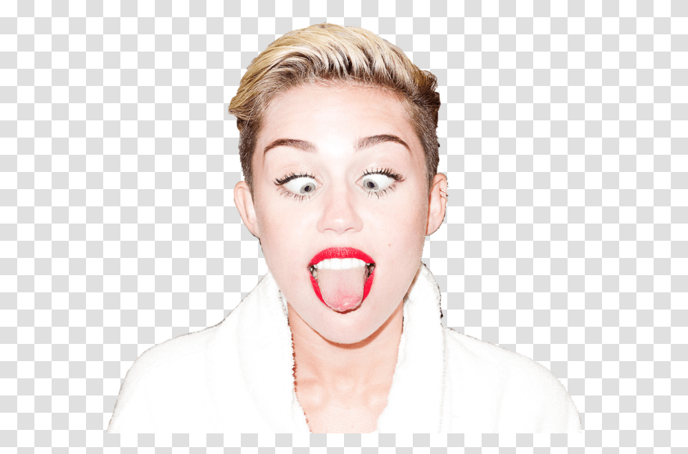 Miley Cyrus Tongue Wrecking Ball, Person, Human, Mouth, Lip Transparent Png