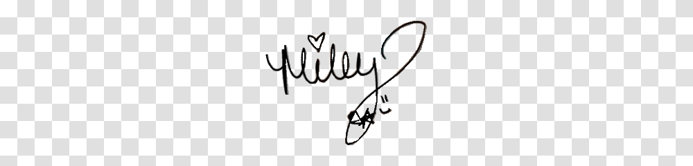 Mileycyrus Signature, Handwriting, Bow, Autograph Transparent Png