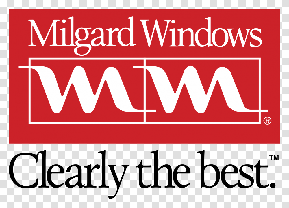 Milgard Windows Logo, Label, Sticker, Word Transparent Png