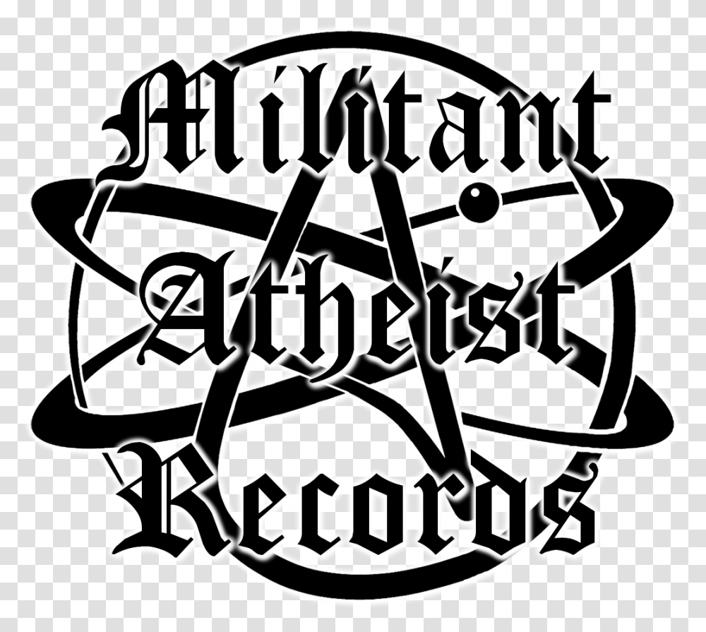 Militant Atheist Records Is An Underground E Labeldistro Atheism, Calligraphy, Handwriting, Alphabet Transparent Png