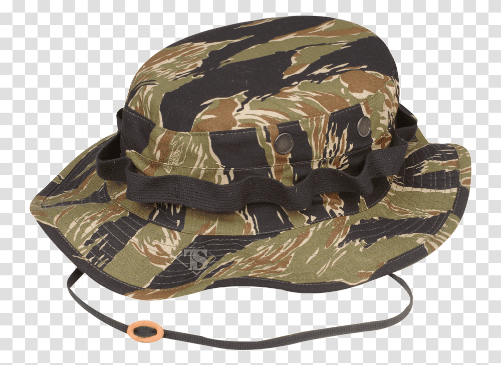 Military Boonie Tiger Stripe Camo Boonie, Apparel, Military Uniform, Camouflage Transparent Png