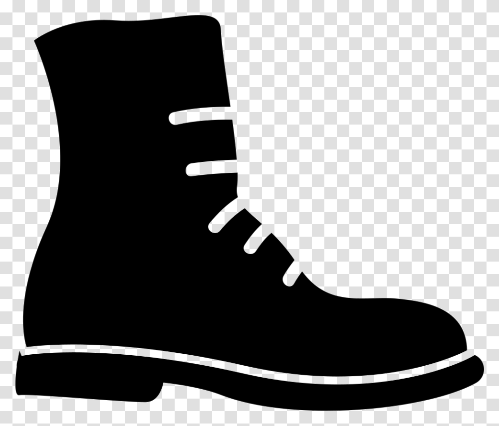 Military Boot Icon Boot Icon, Apparel, Footwear, Shoe Transparent Png