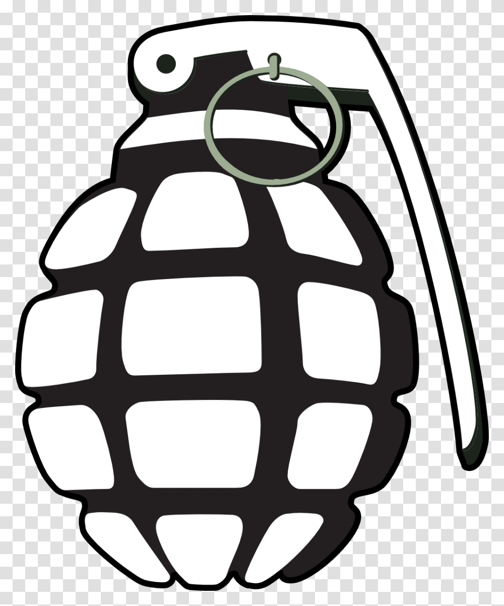 Military Clipart Grenade, Bomb, Weapon, Weaponry Transparent Png