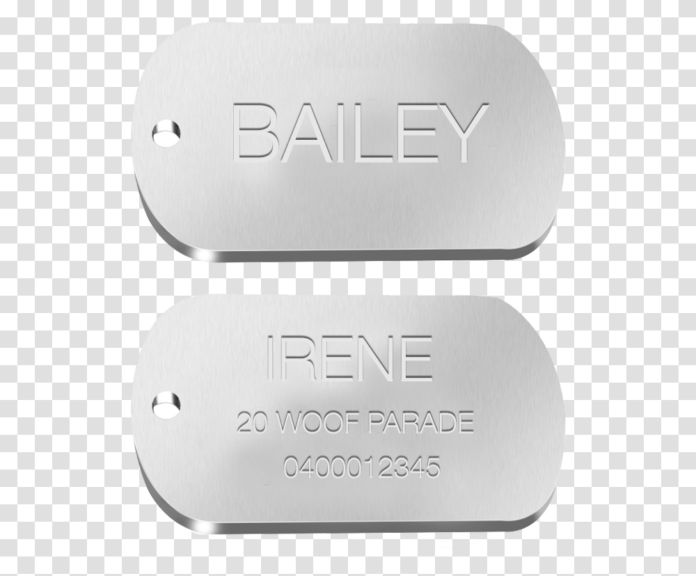 Military Dog Tag Engraved Stainless Steel Military Dog Tags, Platinum, Buckle, Cutlery Transparent Png