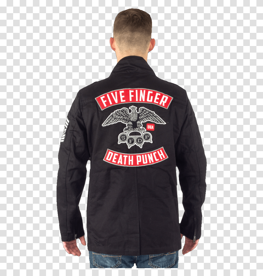 Military Eagle Five Finger Death Punch Aufnher, Apparel, Long Sleeve, Jacket Transparent Png