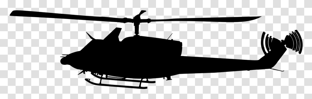 Military Helicopter Bell Uh 1 Iroquois Bell Black Hawk Helicopter, Gray, World Of Warcraft Transparent Png