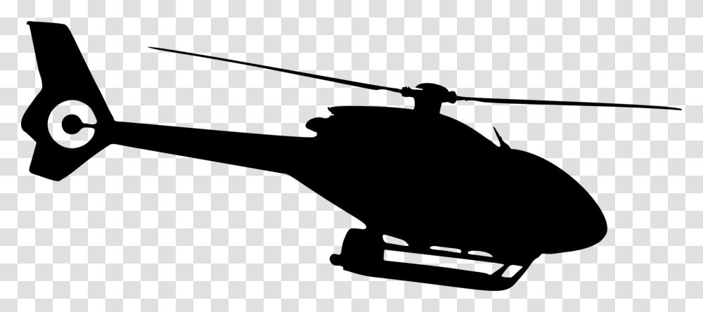 Military Helicopter Sikorsky Uh Black Hawk Silhouette Aircraft, Gray, World Of Warcraft Transparent Png