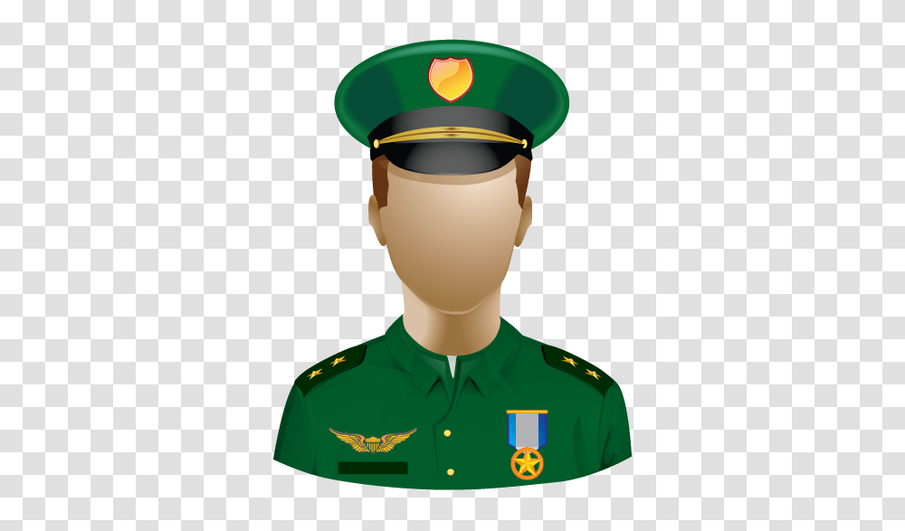 Military Icon Vector, Military Uniform, Officer, Face, Soldier Transparent Png