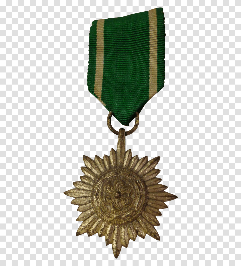 Military Medals 4 Image Medal For Gallantry And Merit For Members Of The Eastern Peoples, Pendant, Bronze, Symbol, Jewelry Transparent Png