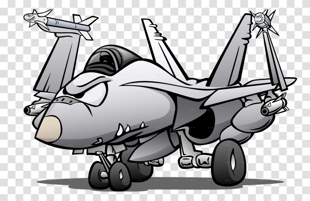 Military Naval Fighter Jet Airplane Cartoon, Aircraft, Vehicle, Transportation, Animal Transparent Png