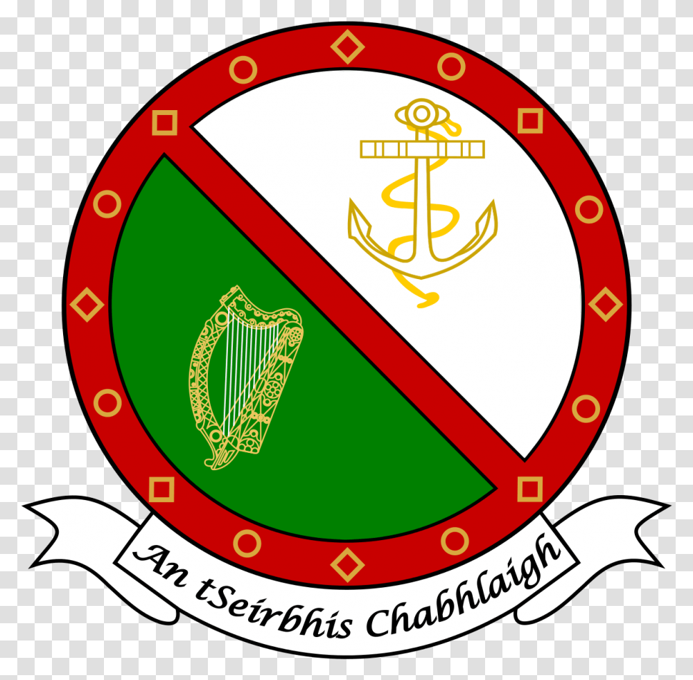 Military Navy Logo Logodix Naval Service Ireland, Symbol, Label, Text, Emblem Transparent Png