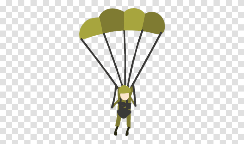 Military Parachute Clipart Parachute Cartoon, Animal, Invertebrate, Lamp, Insect Transparent Png