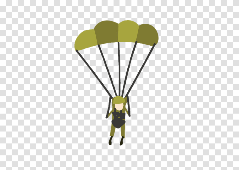 Military Parachute Clipart, Person, Human Transparent Png