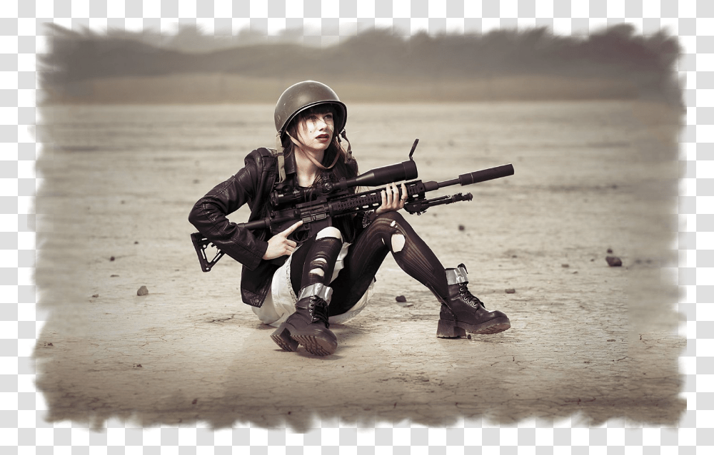 Military Soldiers Image Girls Wallpaper Army, Helmet, Clothing, Gun, Weapon Transparent Png