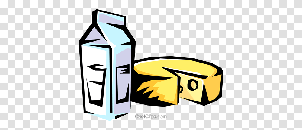 Milk And Cheese Royalty Free Vector Clip Art Illustration, Label, Carton, Box Transparent Png