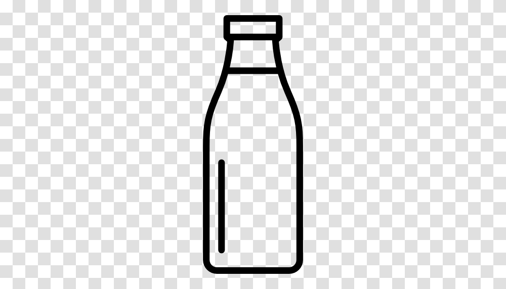 Milk Bottle, Beverage, Drink, Label Transparent Png