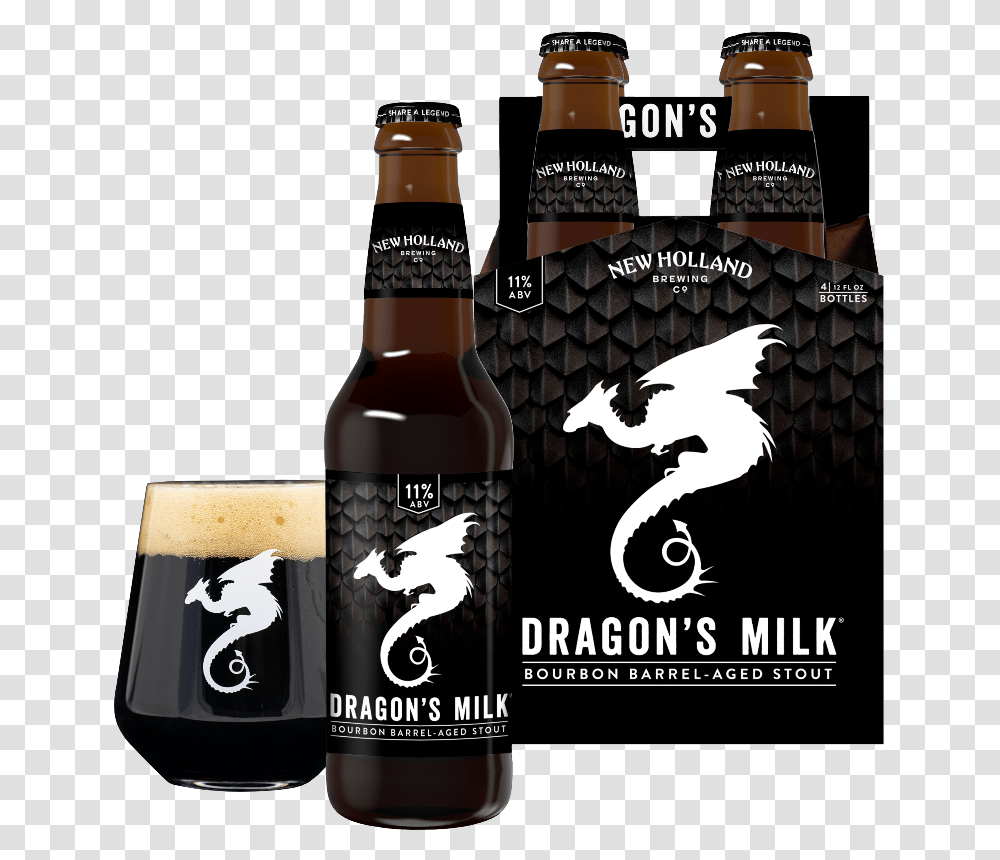 Milk Bourbon Barrel Aged Stout New Holland New Holland Milk, Beer, Alcohol, Beverage, Drink Transparent Png