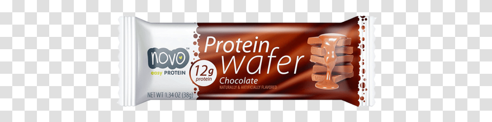Milk Chocolate Protein Break Bar Novo Protein Wafer, Label, Word, Plant Transparent Png