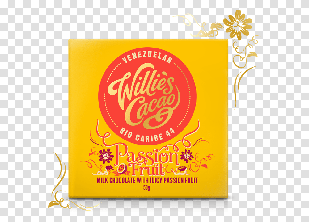 Milk Chocolate With Juicy Passion Fruit 50g Calligraphy, Advertisement, Poster, Flyer, Paper Transparent Png