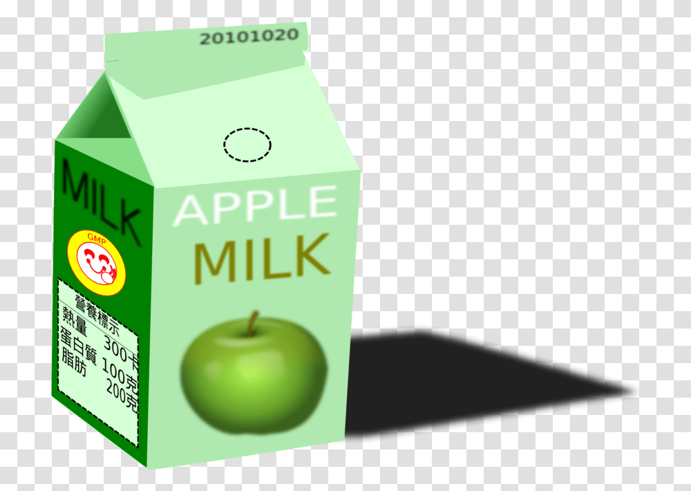 Milk Fizzy Drinks Juice Carton Clipart Apple Milk, Beverage, Plant, Bowl, Food Transparent Png