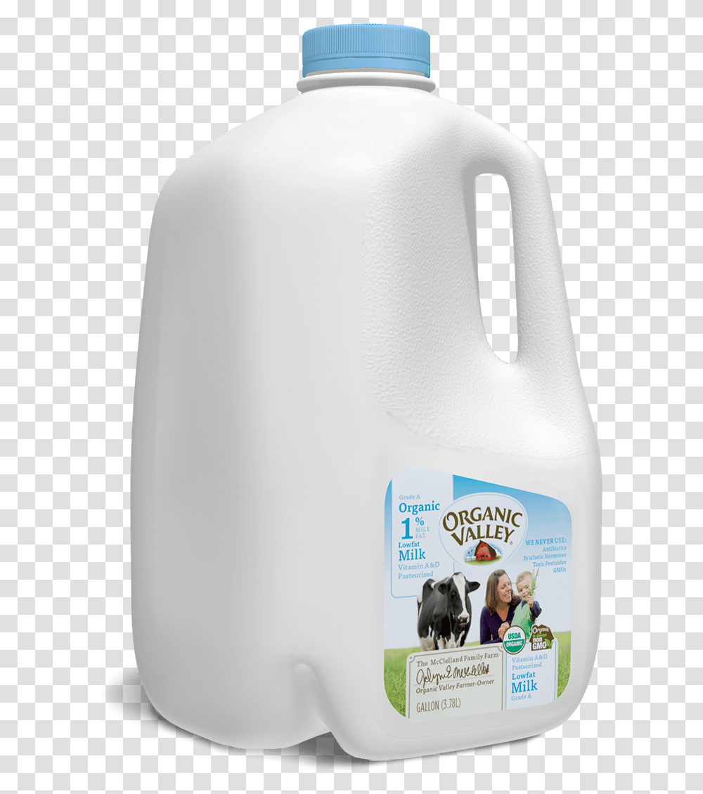 Milk Images Free Download Milk Jar Milk Carton Organic Valley 1 Percent Milk, Beverage, Drink, Person, Human Transparent Png